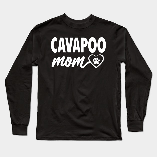 Cavapoo Mom Long Sleeve T-Shirt by raeex